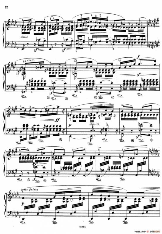 a小调第一组曲 Op.69（4、ARIA）