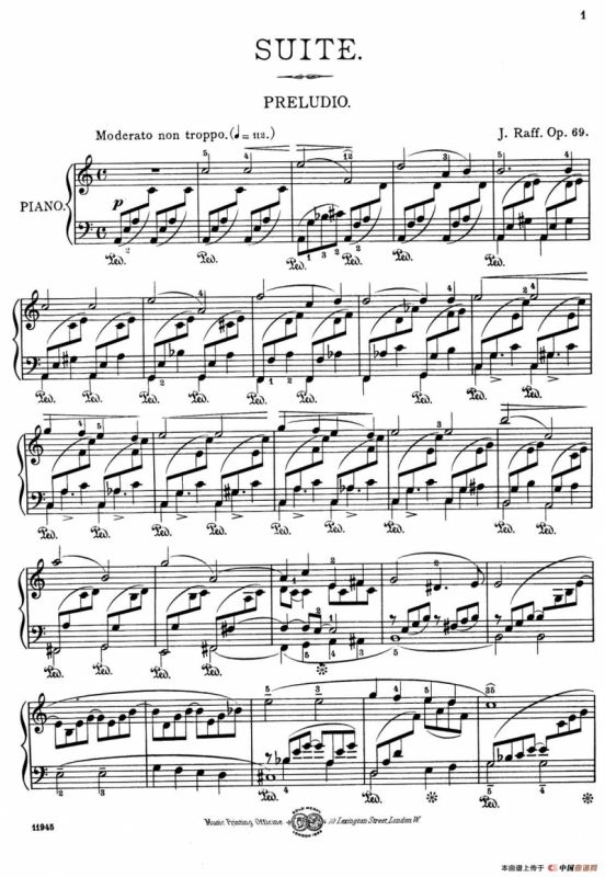 a小调第一组曲 Op.69 （1、PRELUDIO）