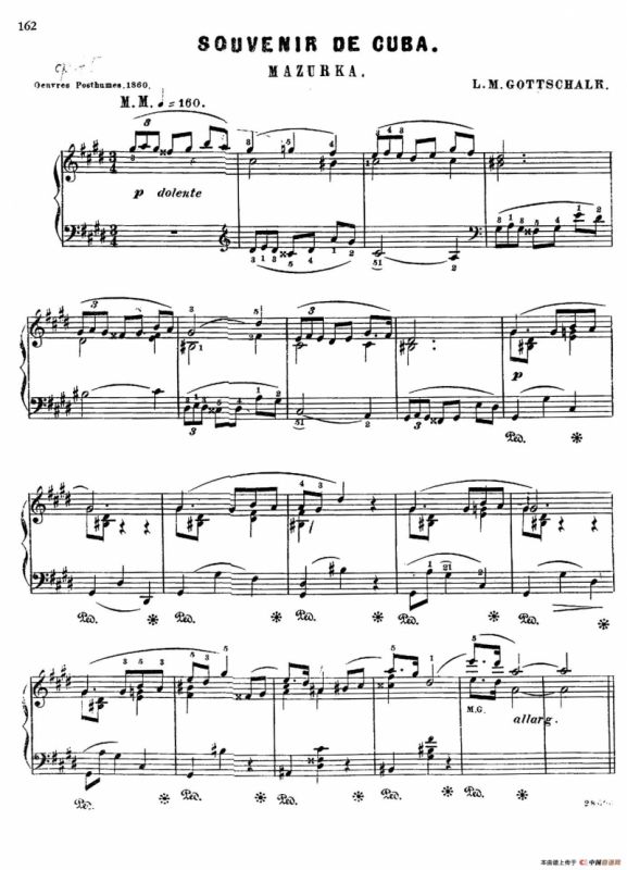 Souvenir de Cuba Op.75（古巴的回忆）