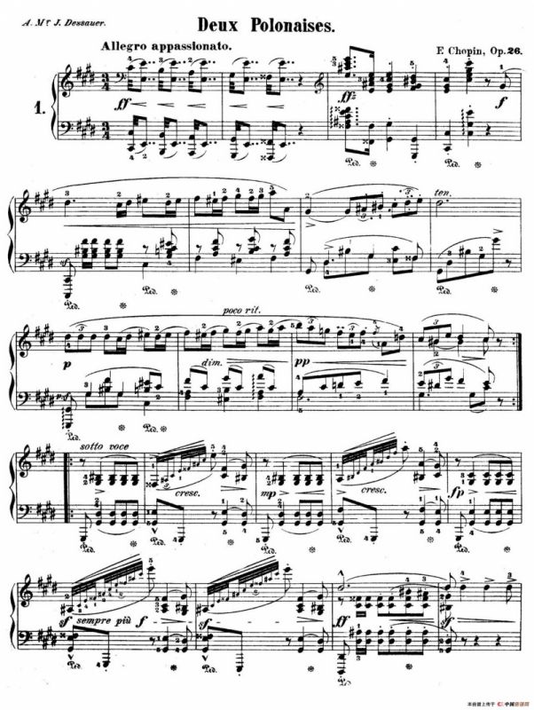 Deux Polonaises Op.26（2首波兰舞曲）