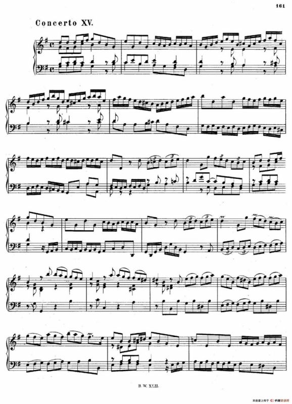 16 Concertos BWV 972-987（十六首为独奏古钢琴而作的协奏曲）（P101——112）