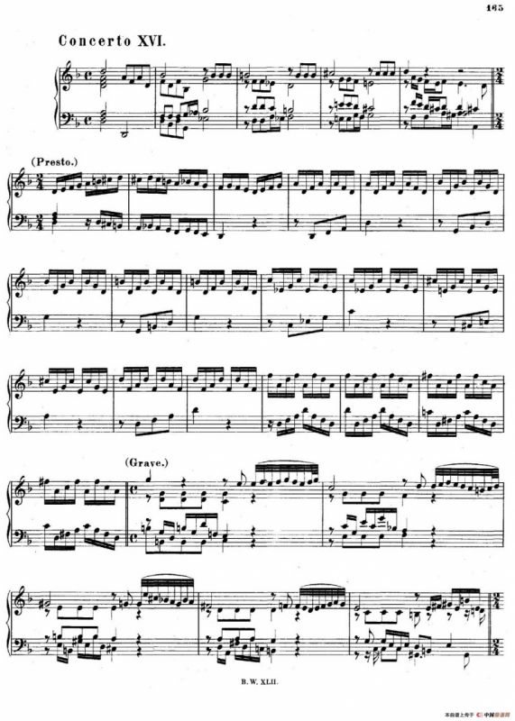 16 Concertos BWV 972-987（十六首为独奏古钢琴而作的协奏曲）（P101——112）