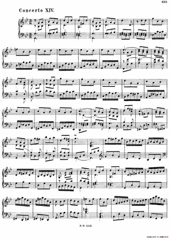 16 Concertos BWV 972-987（十六首为独奏古钢琴而作的协奏曲）（P91——100）