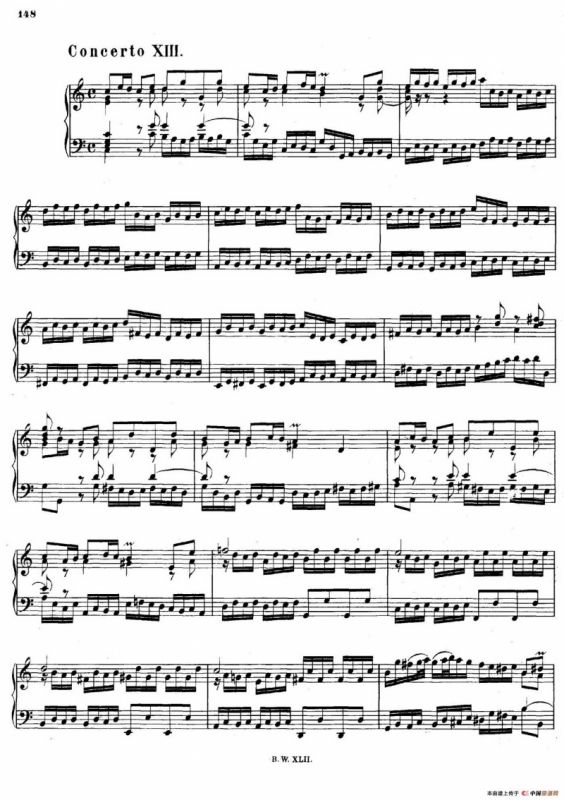 16 Concertos BWV 972-987（十六首为独奏古钢琴而作的协奏曲）（P81——90）