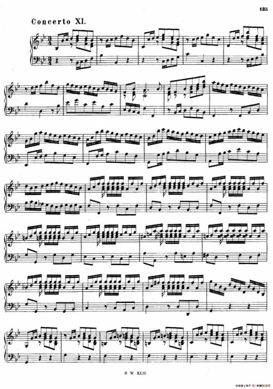 16 Concertos BWV 972-987（十六首为独奏古钢琴而作的协奏曲）（P71——80）