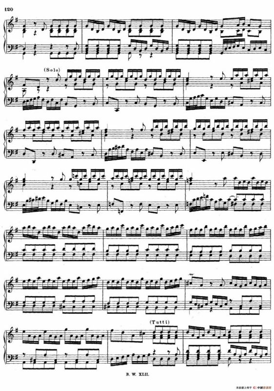 16 Concertos BWV 972-987（十六首为独奏古钢琴而作的协奏曲）（P61——70）