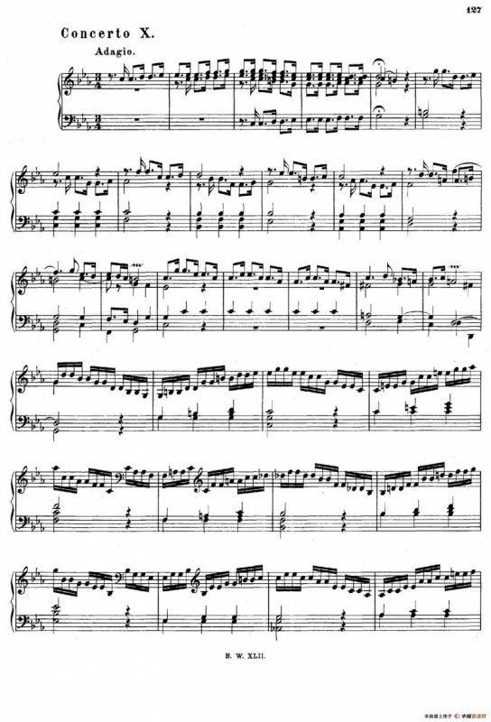 16 Concertos BWV 972-987（十六首为独奏古钢琴而作的协奏曲）（P61——70）