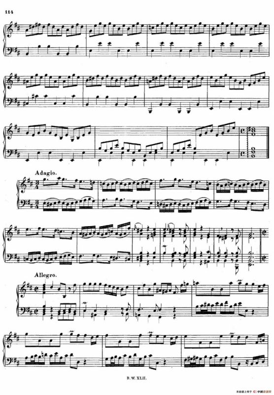16 Concertos BWV 972-987（十六首为独奏古钢琴而作的协奏曲）（P51——60）