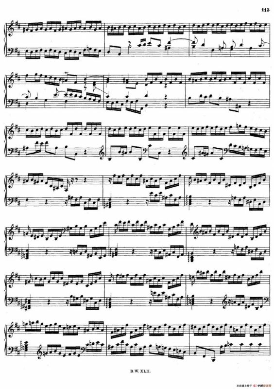 16 Concertos BWV 972-987（十六首为独奏古钢琴而作的协奏曲）（P51——60）