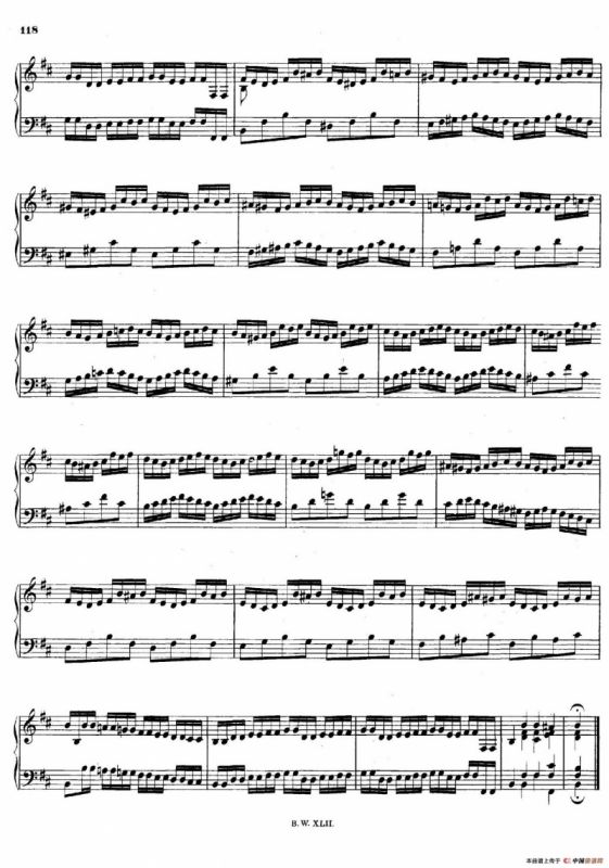 16 Concertos BWV 972-987（十六首为独奏古钢琴而作的协奏曲）（P51——60）