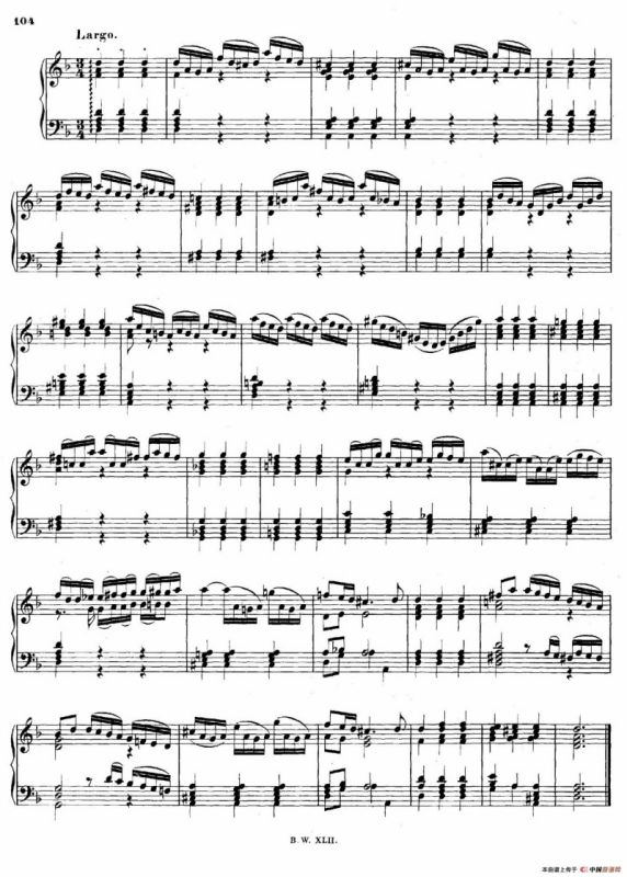 16 Concertos BWV 972-987（十六首为独奏古钢琴而作的协奏曲）（P41——50）