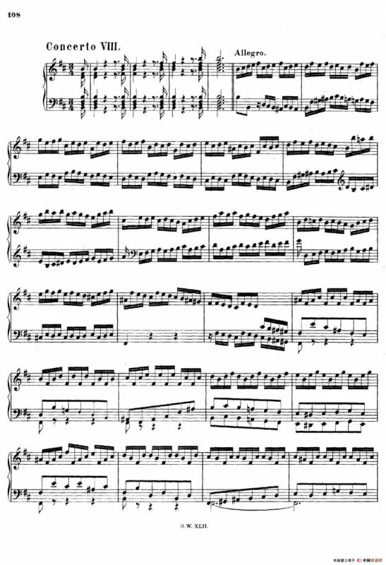 16 Concertos BWV 972-987（十六首为独奏古钢琴而作的协奏曲）（P41——50）