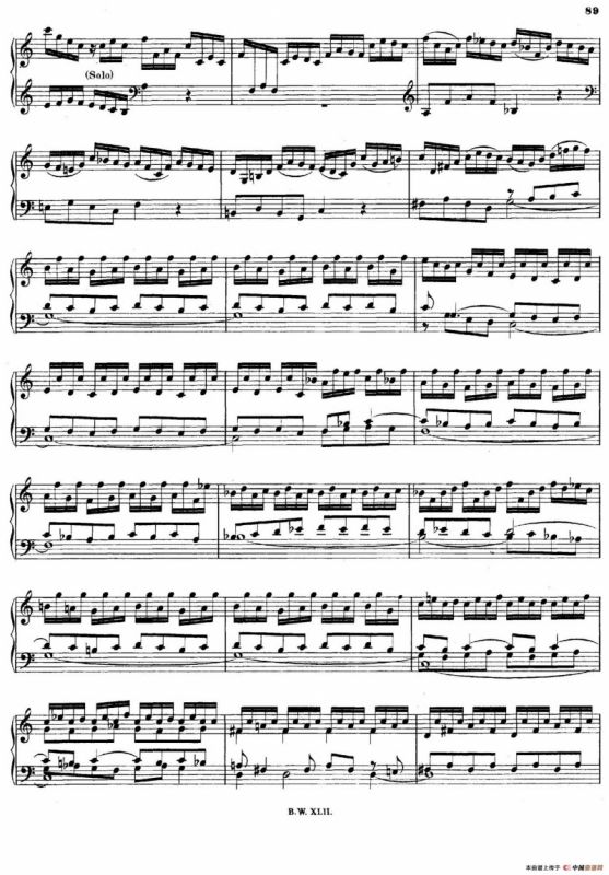 16 Concertos BWV 972-987（十六首为独奏古钢琴而作的协奏曲）（P31——40）