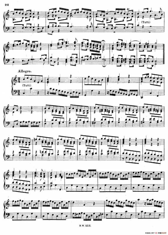 16 Concertos BWV 972-987（十六首为独奏古钢琴而作的协奏曲）（P31——40）