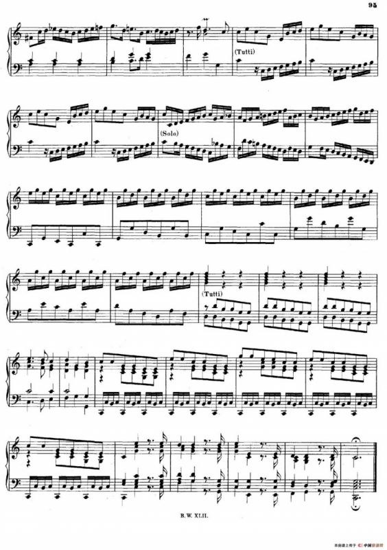 16 Concertos BWV 972-987（十六首为独奏古钢琴而作的协奏曲）（P31——40）