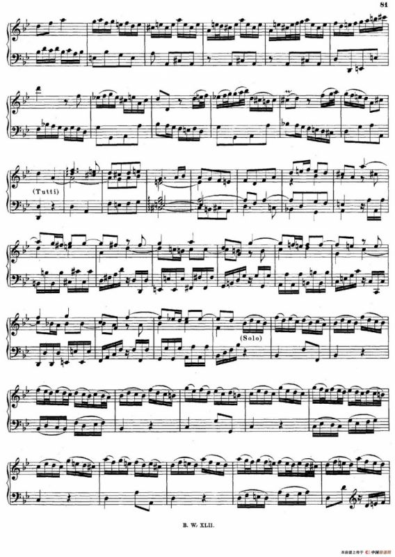 16 Concertos BWV 972-987（十六首为独奏古钢琴而作的协奏曲）（P21——30）