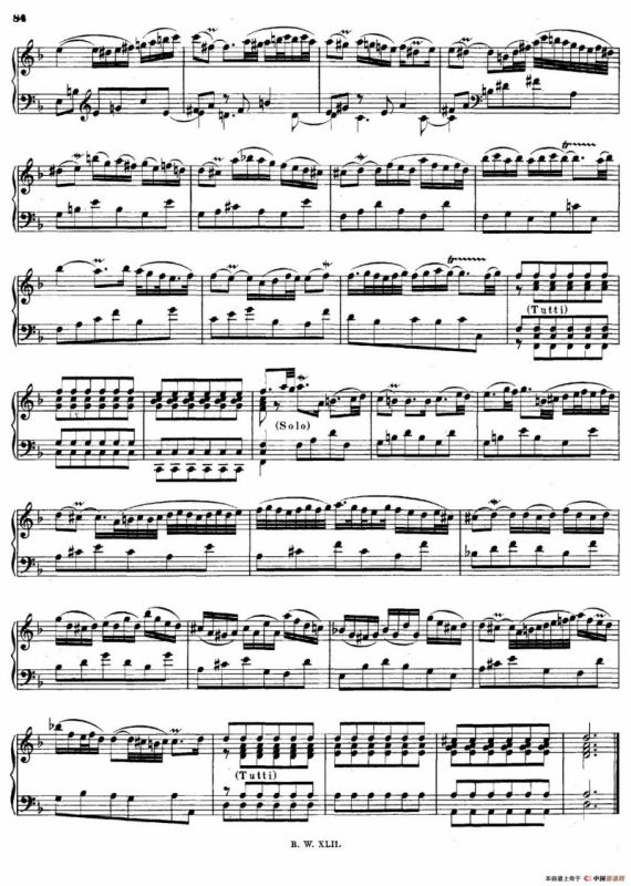 16 Concertos BWV 972-987（十六首为独奏古钢琴而作的协奏曲）（P21——30）