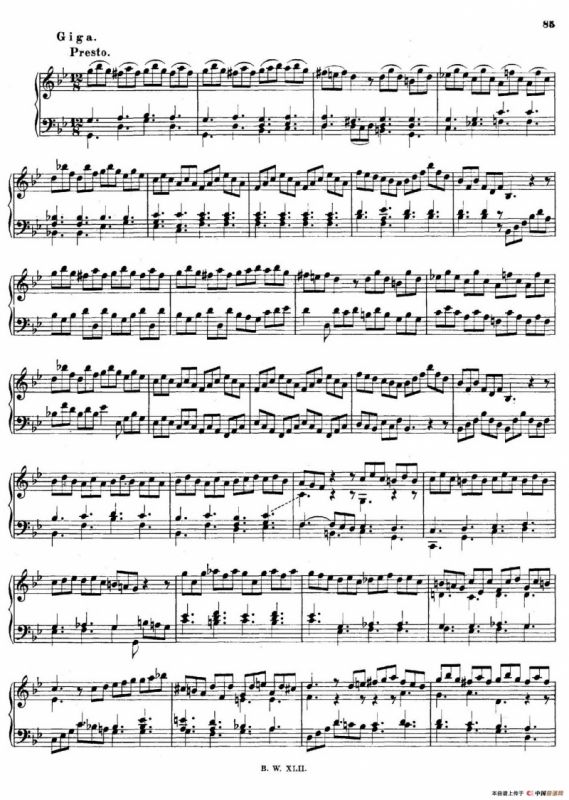 16 Concertos BWV 972-987（十六首为独奏古钢琴而作的协奏曲）（P21——30）