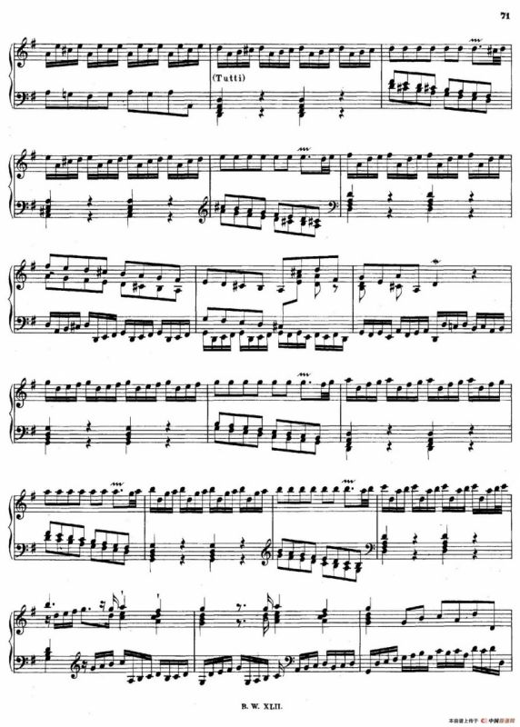 16 Concertos BWV 972-987（十六首为独奏古钢琴而作的协奏曲）（P11——20）