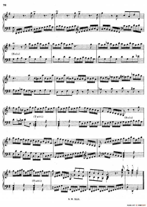 16 Concertos BWV 972-987（十六首为独奏古钢琴而作的协奏曲）（P11——20）