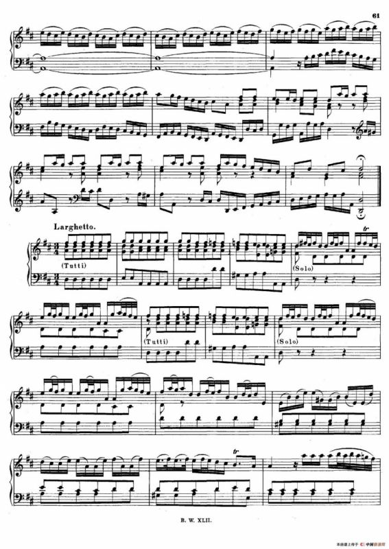 16 Concertos BWV 972-987（十六首为独奏古钢琴而作的协奏曲）（P1——10）