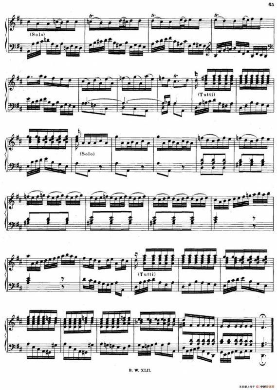 16 Concertos BWV 972-987（十六首为独奏古钢琴而作的协奏曲）（P1——10）