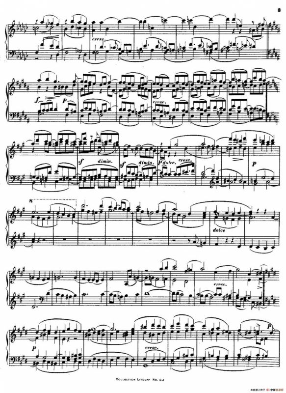 Quartet No.14（升c小调第十四弦乐四重奏钢琴版）