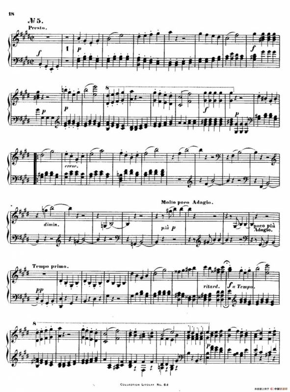 Quartet No.14（升c小调第十四弦乐四重奏钢琴版）