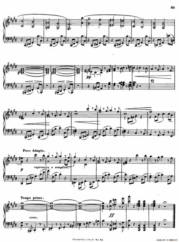 Quartet No.14（升c小调第十四弦乐四重奏钢琴版）