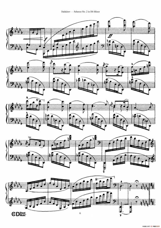 Scherzo No.2 in B-flat Minor（降b小调第二谐谑曲）