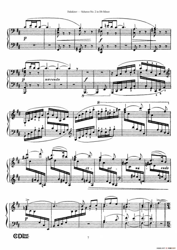 Scherzo No.2 in B-flat Minor（降b小调第二谐谑曲）