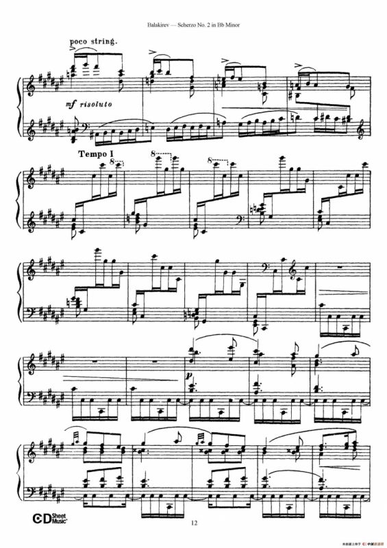 Scherzo No.2 in B-flat Minor（降b小调第二谐谑曲）