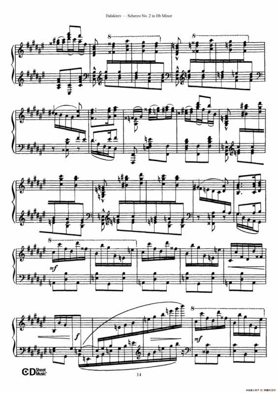Scherzo No.2 in B-flat Minor（降b小调第二谐谑曲）