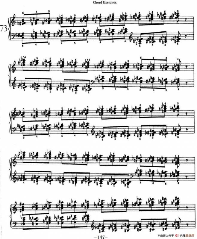 Technical Exercises S.146（李斯特钢琴技巧练习 BOOK Ⅷ）