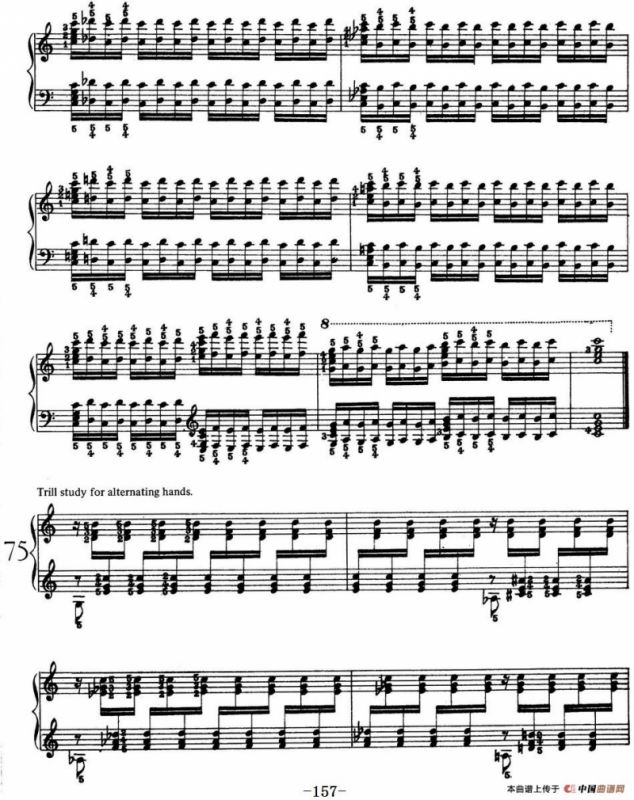 Technical Exercises S.146（李斯特钢琴技巧练习 BOOK Ⅷ）