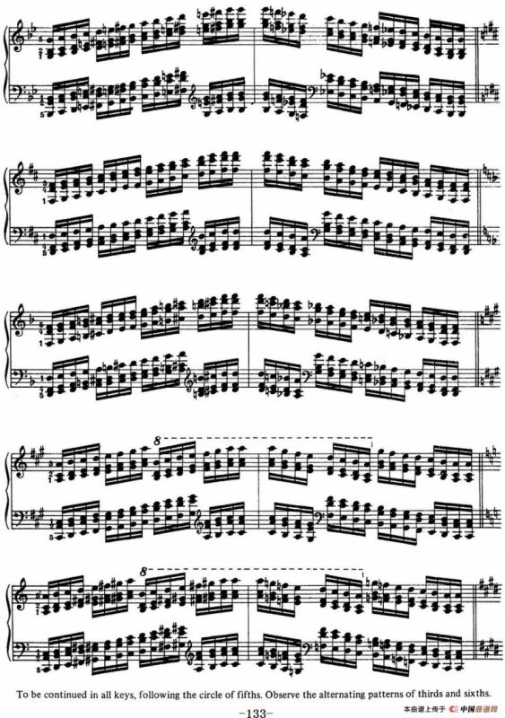 Technical Exercises S.146（李斯特钢琴技巧练习 BOOK Ⅶ）