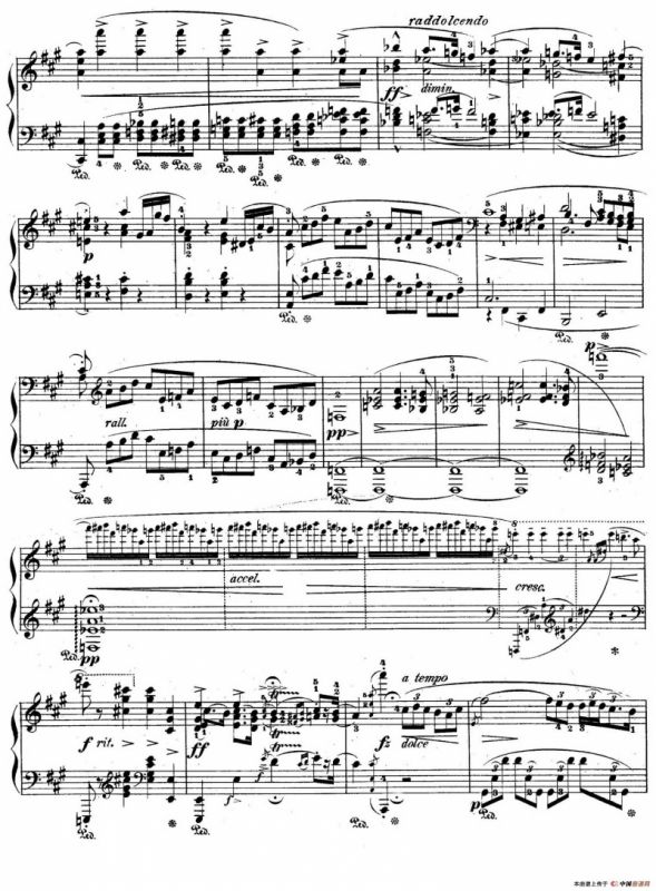 Allegro de Concerto Op.46（A大调音乐会快板）