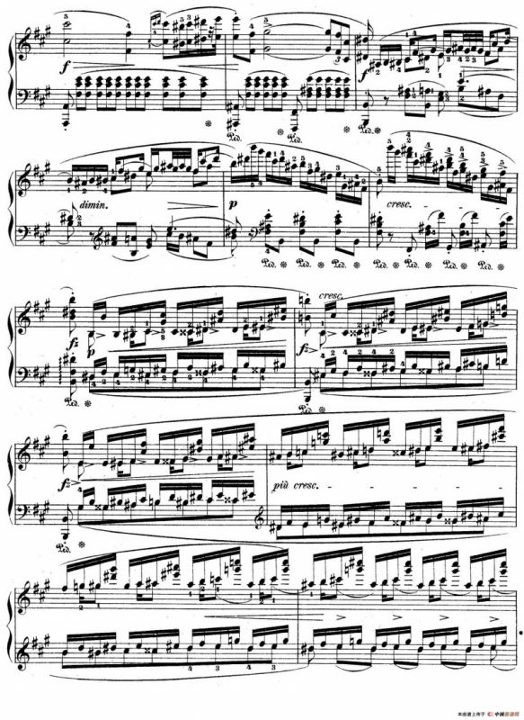 Allegro de Concerto Op.46（A大调音乐会快板）