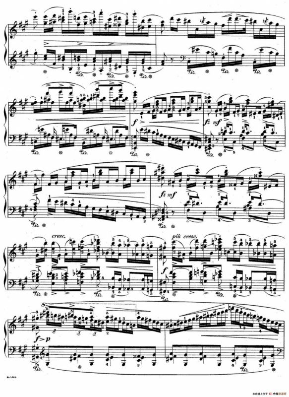 Allegro de Concerto Op.46（A大调音乐会快板）