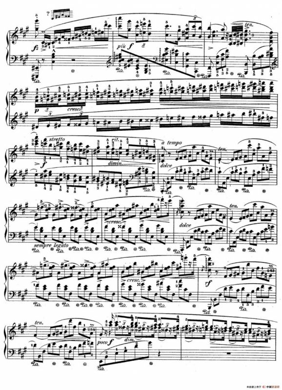 Allegro de Concerto Op.46（A大调音乐会快板）