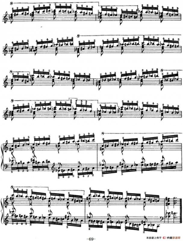 Technical Exercises S.146（李斯特钢琴技巧练习 BOOK Ⅳ）