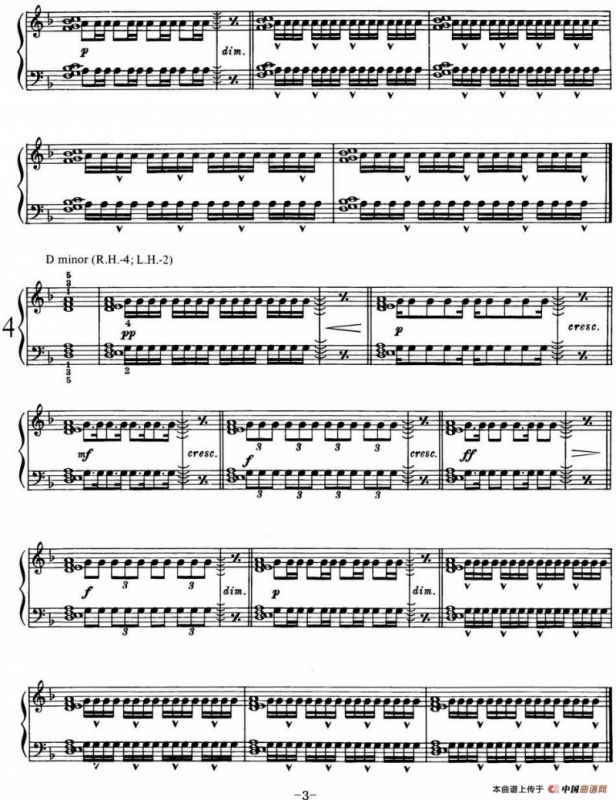 Technical Exercises S.146（李斯特钢琴技巧练习 BOOKⅠ）