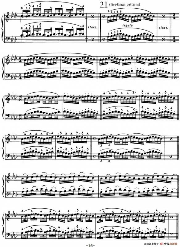 Technical Exercises S.146（李斯特钢琴技巧练习 BOOKⅠ）