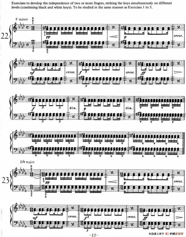 Technical Exercises S.146（李斯特钢琴技巧练习 BOOKⅠ）