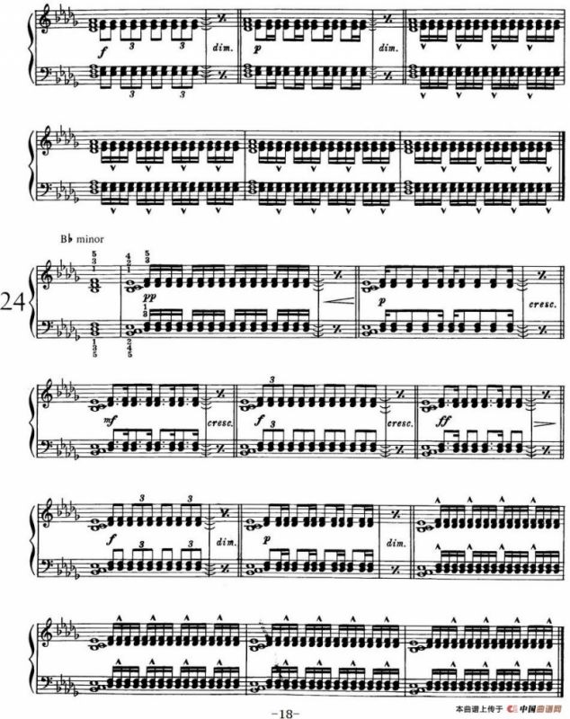 Technical Exercises S.146（李斯特钢琴技巧练习 BOOKⅠ）