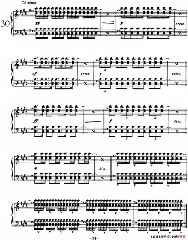 Technical Exercises S.146（李斯特钢琴技巧练习 BOOKⅠ）