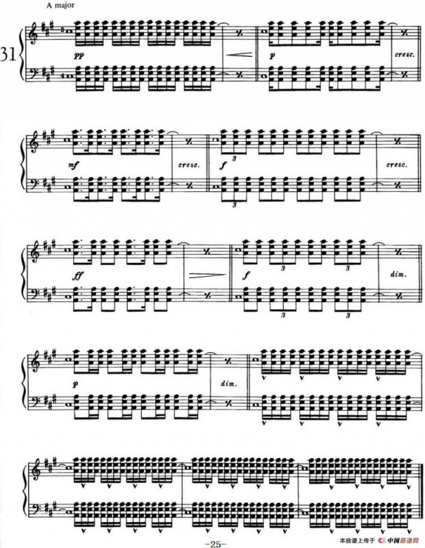 Technical Exercises S.146（李斯特钢琴技巧练习 BOOKⅠ）