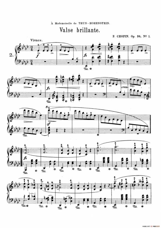 Trois Valses Brillante Op.34