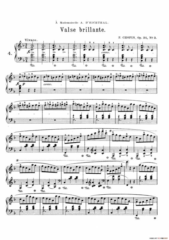 Trois Valses Brillante Op.34