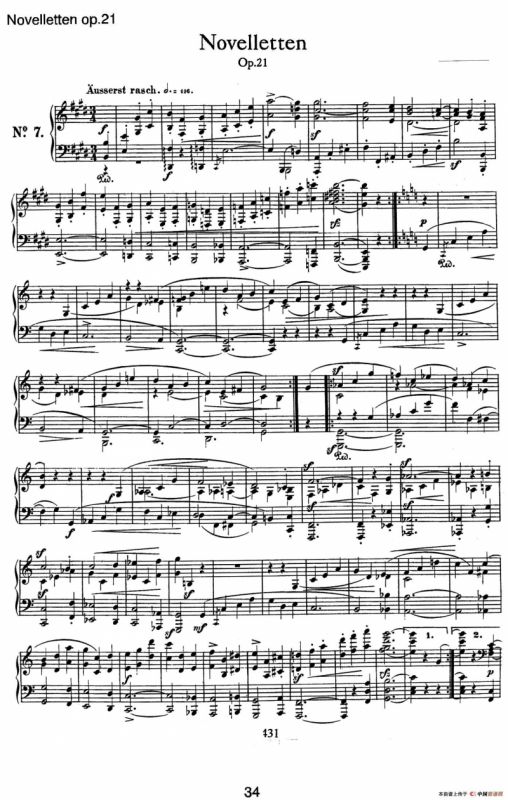 Novelletten Op.21（7）